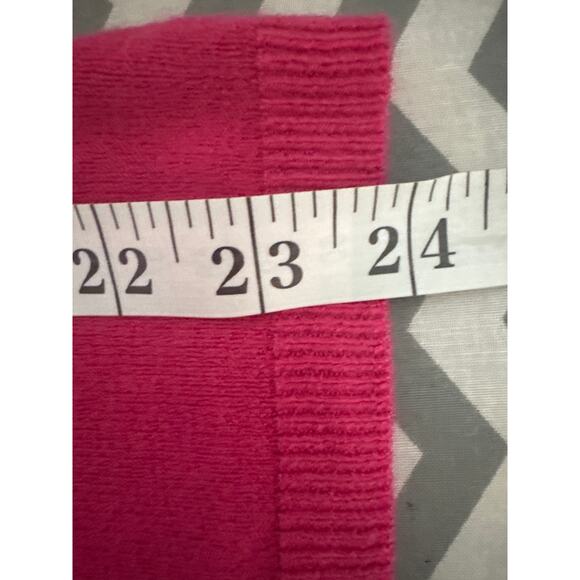 New York & Company Fuchsia Sweater XS – Long Sleeve Pullover Acrylic Knit - Picture 7 of 8